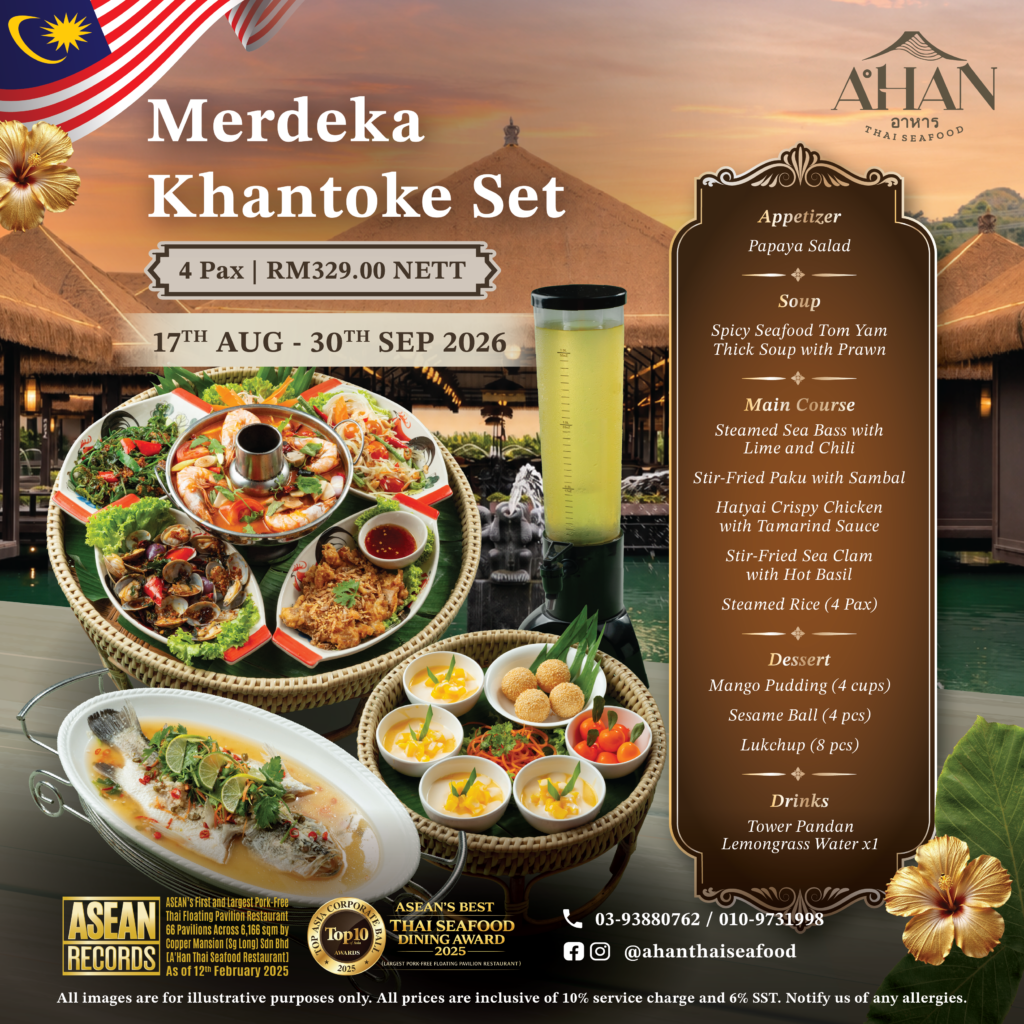 A’Han Thai Merdeka Khantoke Set