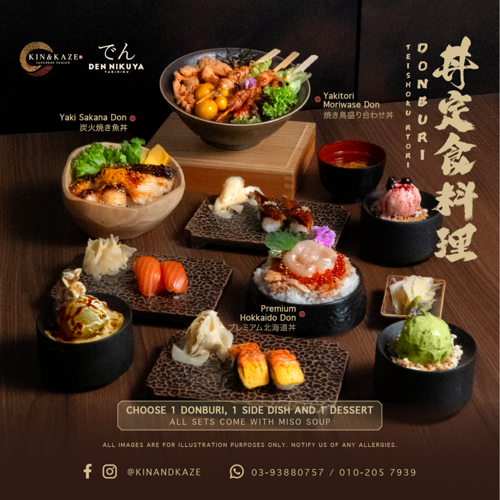 Kin & Kaze Donburi Teishoku Set